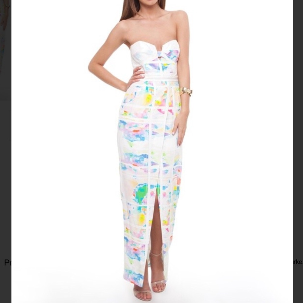 Floral Pop maxi dress
